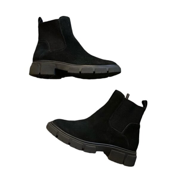 Blondo Posey Black Suede Boots 8.5 - Picture 2 of 6